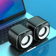 A1 USB Wire-controlled 9D Subwoofer Sound Mini Wired Speaker, Premium Version(Black) -  by PMC TechLife | Online Shopping South Africa | PMC TechLife | Buy Now Pay Later Mobicred