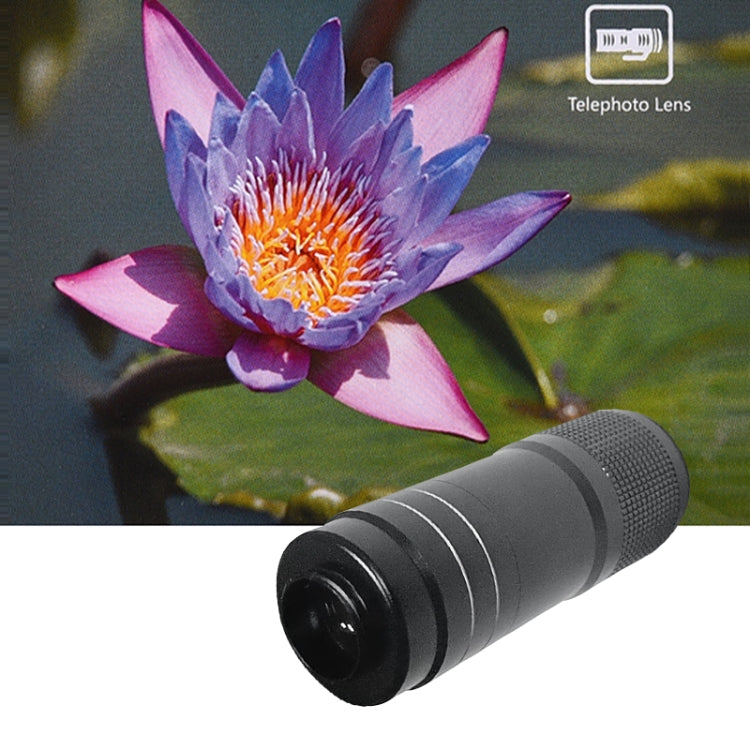 HAUTIK HK-005 Universal 12X 20mm F1.8 Telephoto Lens with Clip, For iPhone, Galaxy, Sony, Lenovo, HTC, Huawei, Google, LG, Xiaomi, other Smartphones and Ultra-thin Digital Camera