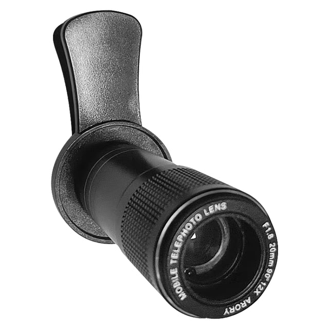 HAUTIK HK-005 Universal 12X 20mm F1.8 Telephoto Lens with Clip, For iPhone, Galaxy, Sony, Lenovo, HTC, Huawei, Google, LG, Xiaomi, other Smartphones and Ultra-thin Digital Camera