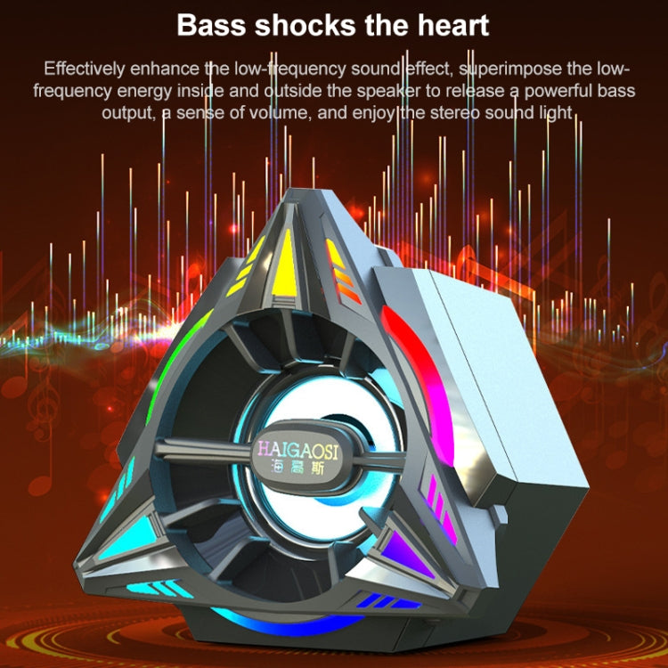 IT-02 Bluetooth 5.0 Mini Portable Computer RGB Wireless Bluetooth Speaker (Black) - free shipping - PMC Jewellery - Order now!