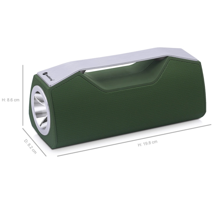 NewRixing NR-2028 Portable Lighting Wireless Bluetooth Stereo Speaker Support TWS Function Speaker (Grey) - free shipping - PMC Jewellery - Order now!