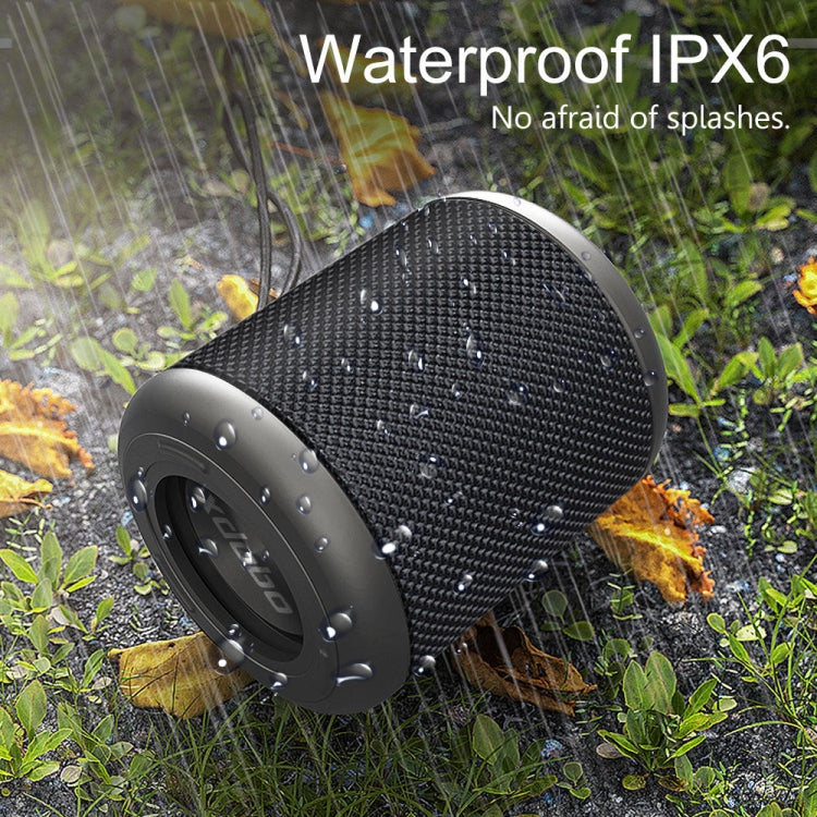 XDOBO Draco Mini IPX6 Waterproof Portable TWS Wireless Bluetooth Speaker Subwoofer (Black) - free shipping - PMC Jewellery - Order now!