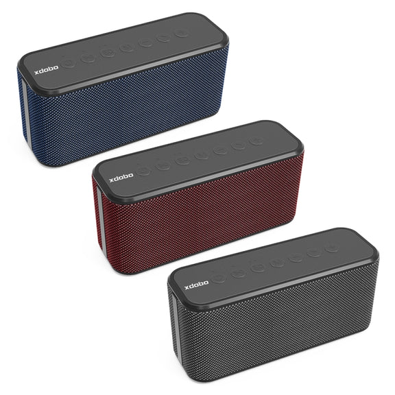 XDOBO X8 Plus 80W Wireless Bluetooth Speaker Outdoor Subwoofer Support TWS & TF Card & U Disk (Black)