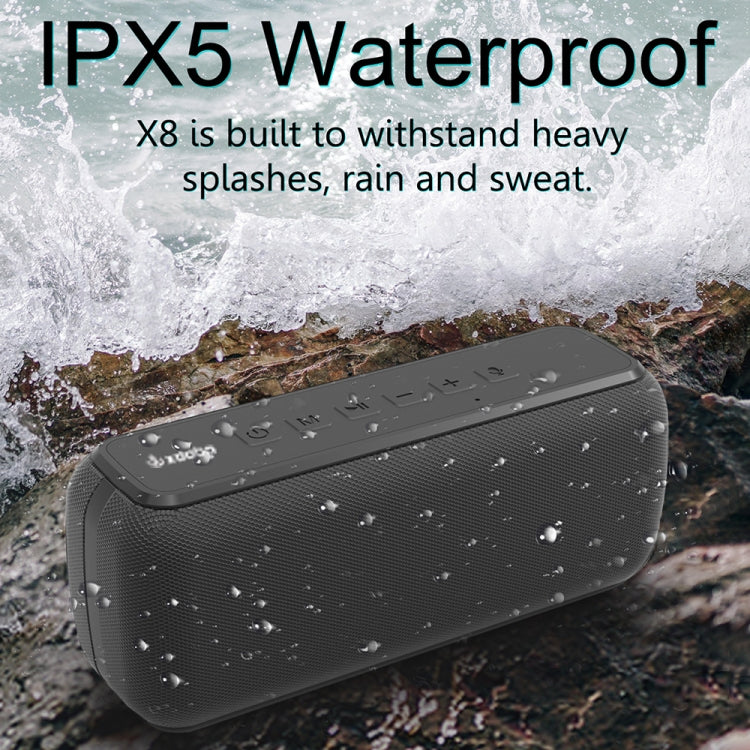 XDOBO X8 60W Wireless Bluetooth Speaker Outdoor Subwoofer Support TWS & TF Card (Red)