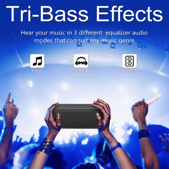 XDOBO X8 60W Wireless Bluetooth Speaker Outdoor Subwoofer Support TWS & TF Card (Blue)