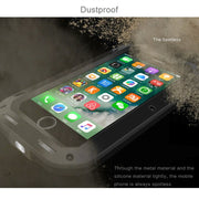 LOVE MEI for  iPhone 7 Professional and Powerful Dustproof Shockproof Anti-slip Metal Protective Case(Silver)
