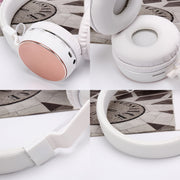 SH-16 Headband Folding Stereo Wireless Bluetooth Headphone Headset, Support 3.5mm Audio & Hands-free Call & TF Card &FM, for iPhone, iPad, iPod, Samsung, HTC, Sony, Huawei, Xiaomi and other Audio Devices(Gold)