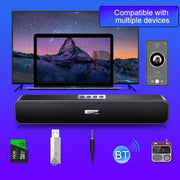 YINDIAO A36 Bluetooth 5.0 Smart Subwoofer Computer Wireless Bluetooth Speaker, Bluetooth Upgrade Version(Black)