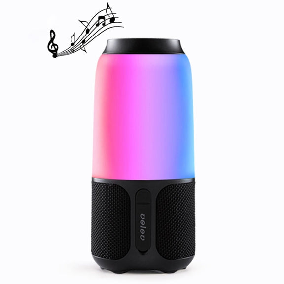 Original Xiaomi Youpin V03 Wireless Bluetooth Speaker with Colorful Light, Support Hands-free / AUX(Black)