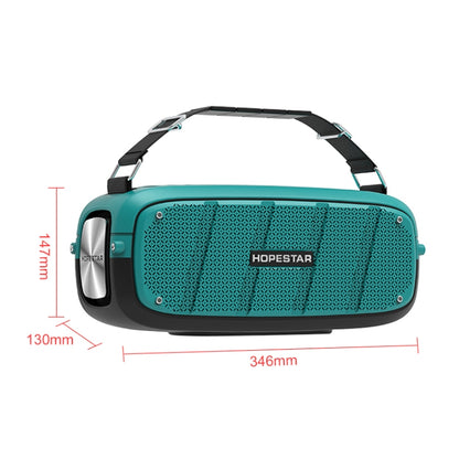 HOPESTAR A20 Pro TWS Portable Outdoor Waterproof Subwoofer Bluetooth Speaker with Microphone, Support Power Bank & Hands-free Call & U Disk & TF Card & 3.5mm AUX (Blue) - free shipping - PMC Jewellery - Order now!