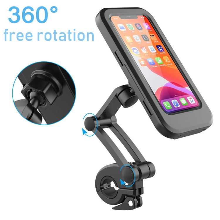 Waterproof Bag Bicycle Touch Screen Mobile Phone Bracket for Phone Under 7 inches - Holders by PMC TechLife | Online Shopping South Africa | PMC TechLife | Buy Now Pay Later Mobicred