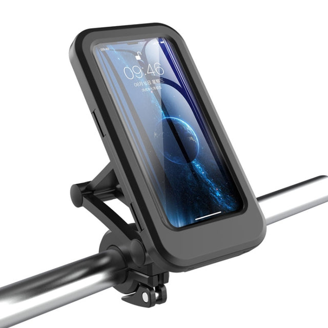 Water-resistant Bag Bicycle Touch Screen Mobile Phone Bracket for Phone Under 7 inches