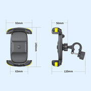 Motorcycle Bicycle Phone Riding Holder Bracket (Black)