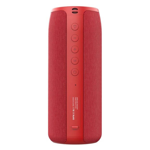 ZEALOT S51 Portable Stereo Bluetooth Speaker with Built-in Mic, Support Hands-Free Call & TF Card & AUX(Red)