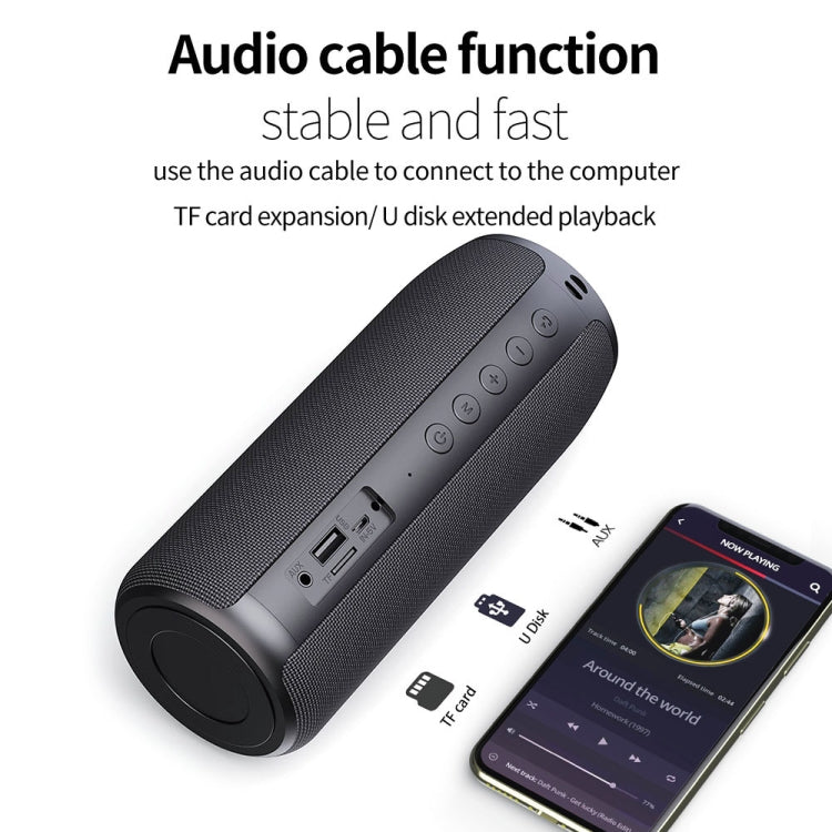 ZEALOT S51 Portable Stereo Bluetooth Speaker with Built-in Mic, Support Hands-Free Call & TF Card & AUX (Camouflage) - free shipping - PMC TechLife - Order now!