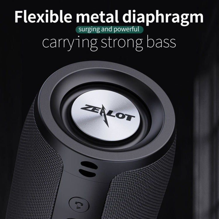 ZEALOT S51 Portable Stereo Bluetooth Speaker with Built-in Mic, Support Hands-Free Call & TF Card & AUX(Red) - free shipping - PMC Jewellery - Order now!