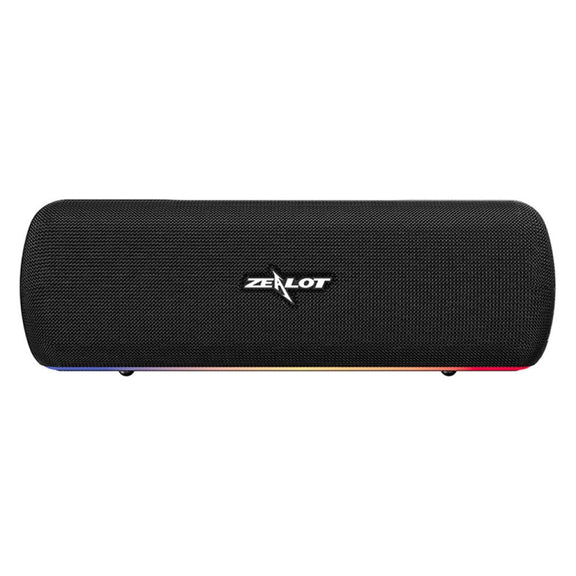 ZEALOT S55 Portable Stereo Bluetooth Speaker with Built-in Mic, Support Hands-Free Call & TF Card & AUX (Black)
