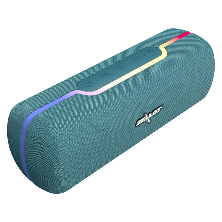 ZEALOT S55 Portable Stereo Bluetooth Speaker with Built-in Mic, Support Hands-Free Call & TF Card & AUX (Lake Blue) - free shipping - PMC Jewellery - Order now!