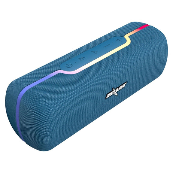 ZEALOT S55 Portable Stereo Bluetooth Speaker with Built-in Mic, Support Hands-Free Call & TF Card & AUX (Blue)
