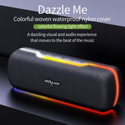 ZEALOT S55 Portable Stereo Bluetooth Speaker with Built-in Mic, Support Hands-Free Call & TF Card & AUX (Blue)