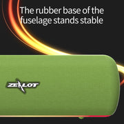 ZEALOT S55 Portable Stereo Bluetooth Speaker with Built-in Mic, Support Hands-Free Call & TF Card & AUX (Black)