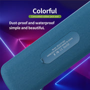 ZEALOT S55 Portable Stereo Bluetooth Speaker with Built-in Mic, Support Hands-Free Call & TF Card & AUX (Blue)