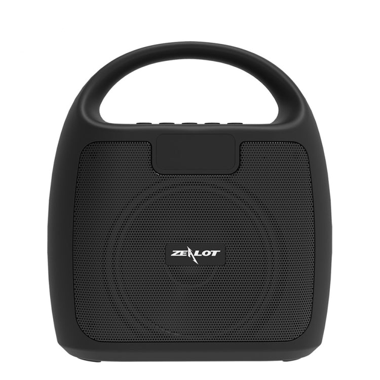 ZEALOT S42 Portable FM Radio Wireless Bluetooth Speaker with Built-in Mic, Support Hands-Free Call & TF Card & AUX (Black) - free shipping - PMC Jewellery - Order now!