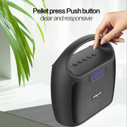 ZEALOT S42 Portable FM Radio Wireless Bluetooth Speaker with Built-in Mic, Support Hands-Free Call & TF Card & AUX (Black)