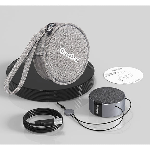 Oneder V12 Mini Wireless Bluetooth Speaker with Lanyard, Support Hands-free(Pink)