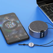 Oneder V12 Mini Wireless Bluetooth Speaker with Lanyard, Support Hands-free(Gold)