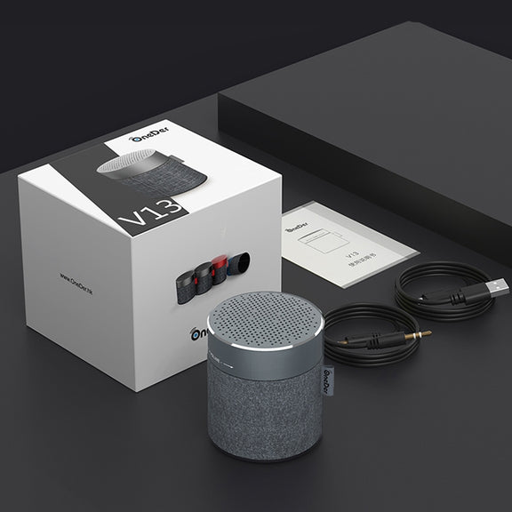 Oneder V13 Mini  Wireless Bluetooth Speaker, Support Hands-free & TF & FM & AUX(Red)
