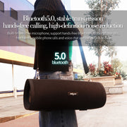 ZEALOT S39 Portable Subwoofer Wireless Bluetooth Speaker with Built-in Mic, Support Hands-Free Call & TF Card & AUX (Black)
