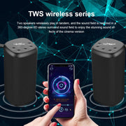 ZEALOT S35 Portable Heavy Bass Stereo Wireless Bluetooth Speaker with Built-in Mic, Support Hands-Free Call & TF Card & AUX (Blue)