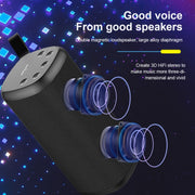 ZEALOT S35 Portable Heavy Bass Stereo Wireless Bluetooth Speaker with Built-in Mic, Support Hands-Free Call & TF Card & AUX (Blue)