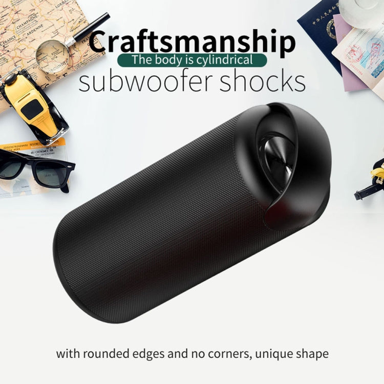 ZEALOT S36 Portable Heavy Bass Wireless Bluetooth Speaker with Built-in Mic, Support Hands-Free Call & TF Card & AUX (Black)