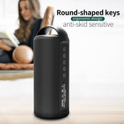 ZEALOT S36 Portable Heavy Bass Wireless Bluetooth Speaker with Built-in Mic, Support Hands-Free Call & TF Card & AUX (Black)