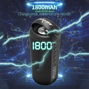 ZEALOT S36 Portable Heavy Bass Wireless Bluetooth Speaker with Built-in Mic, Support Hands-Free Call & TF Card & AUX (Black)