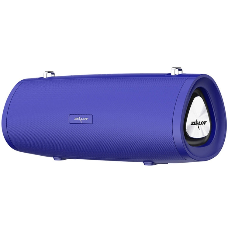 ZEALOT S38 Portable Subwoofer Wireless Bluetooth Speaker with Built-in Mic, Support Hands-Free Call & TF Card & AUX (Blue) - free shipping - PMC Jewellery - Order now!
