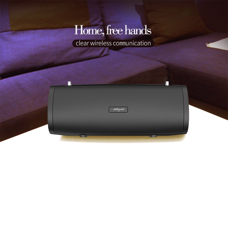 ZEALOT S38 Portable Subwoofer Wireless Bluetooth Speaker with Built-in Mic, Support Hands-Free Call & TF Card & AUX (Black) - free shipping - PMC Jewellery - Order now!