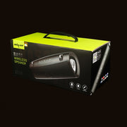 ZEALOT S38 Portable Subwoofer Wireless Bluetooth Speaker with Built-in Mic, Support Hands-Free Call & TF Card & AUX (Black)