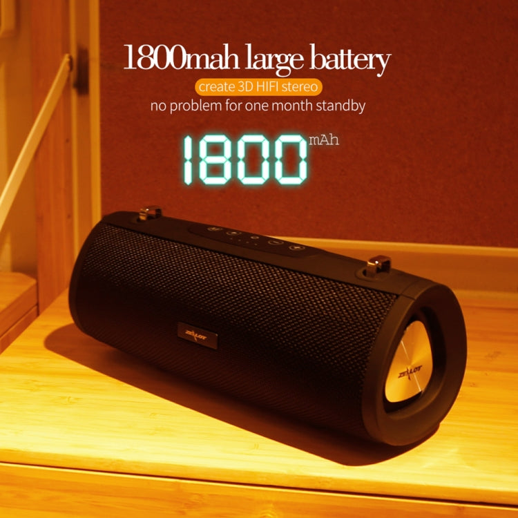 ZEALOT S38 Portable Subwoofer Wireless Bluetooth Speaker with Built-in Mic, Support Hands-Free Call & TF Card & AUX (Red)