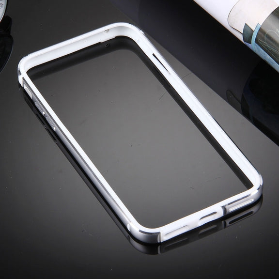 For iPhone 8 Plus & 7 Plus   TPU + Aluminum Alloy Bumper Frame(Silver)