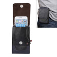 6.3 inch and Below Universal Crazy Horse Texture 3 Pouches Vertical Flip Leather Case with Belt Hole & Climbing Buckle for Galaxy Note 8, Sony, Huawei, Meizu, Lenovo, ASUS, Cubot, Oneplus, Oukitel, Xiaomi, DOOGEE, Vkworld, and other Smartphones(Dark Blue) - More iPhone Cases by PMC TechLife | Online Shopping South Africa | PMC TechLife | Buy Now Pay Later Mobicred