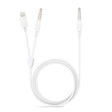 MH030 1m 2 in 1 8 Pin Male & 3.5mm Male to 3.5mm Male AUX Audio Cable For iPhone, iPad, Samsung, Huawei, Xiaomi, HTC - Video & Audio Cable by PMC TechLife | Online Shopping South Africa | PMC TechLife | Buy Now Pay Later Mobicred