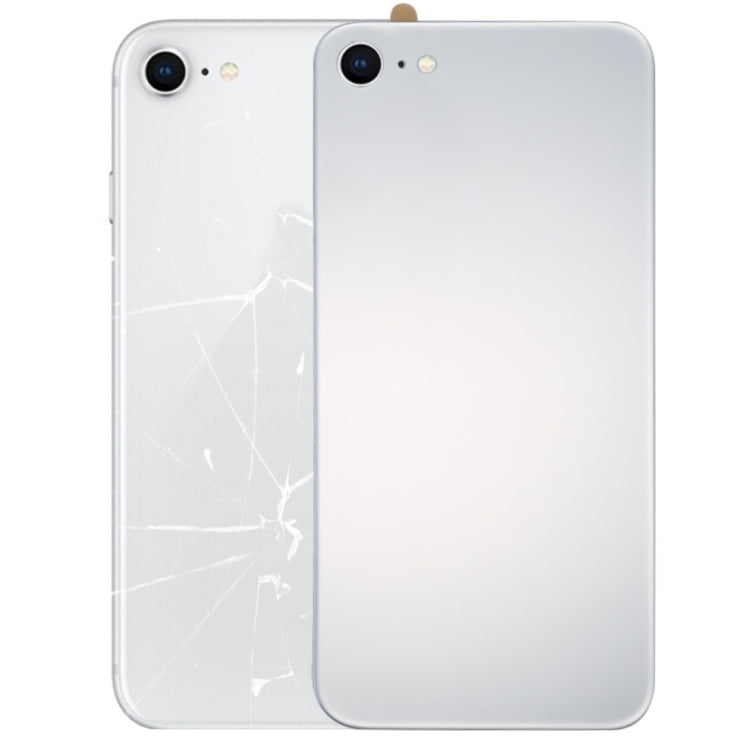 Glass Mirror Surface Battery Back Cover for iPhone 8 (Silver) - iPhone 8 Parts by PMc TechLife | Online Shopping South Africa | PMc TechLife | Buy Now Pay Later Mobicred