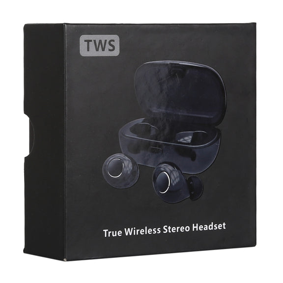 X8 TWS Outdoor Sports Portable In-ear Bluetooth V5.0 Earphone with Charging Box(Black)