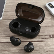 X8 TWS Outdoor Sports Portable In-ear Bluetooth V5.0 Earphone with Charging Box(Black)