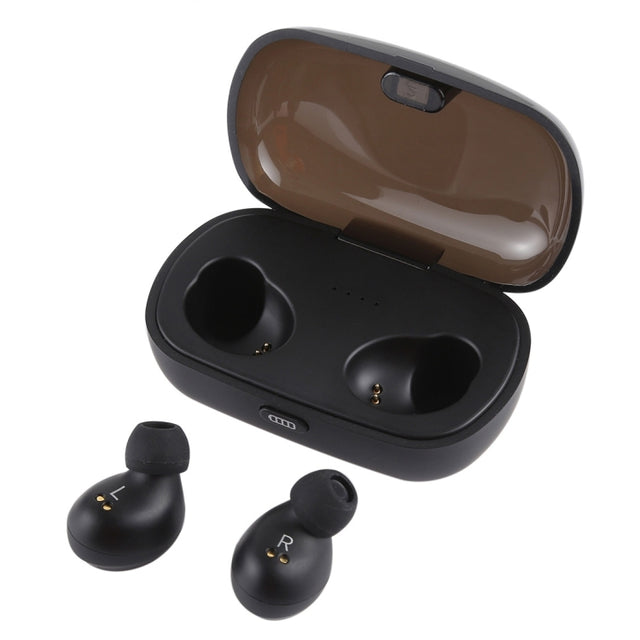 X8 TWS Outdoor Sports Portable In-ear Bluetooth V5.0 Earphone with Charging Box(Black)
