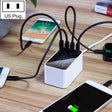 CDA30 20W 3 USB Ports + USB-C / Type-C Ports Multi-function Charger with LED Display, US Plug - Multifunction Charger by PMC TechLife | Online Shopping South Africa | PMC TechLife | Buy Now Pay Later Mobicred