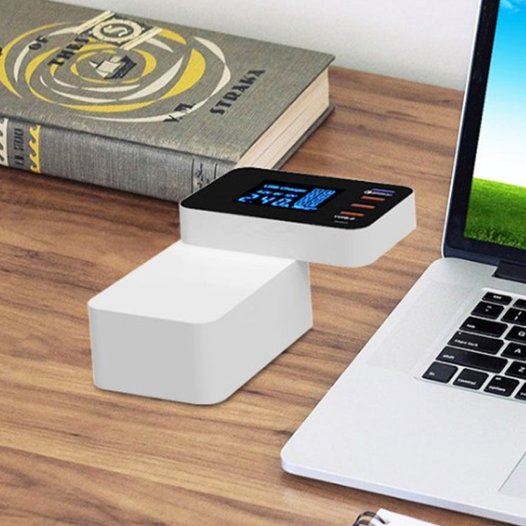 CDA33Q 40W QC 3.0 USB + 3 USB Ports + USB-C / Type-C Ports Multi-function Charger with LED Display, US Plug - free shipping - PMC Jewellery - Order now!